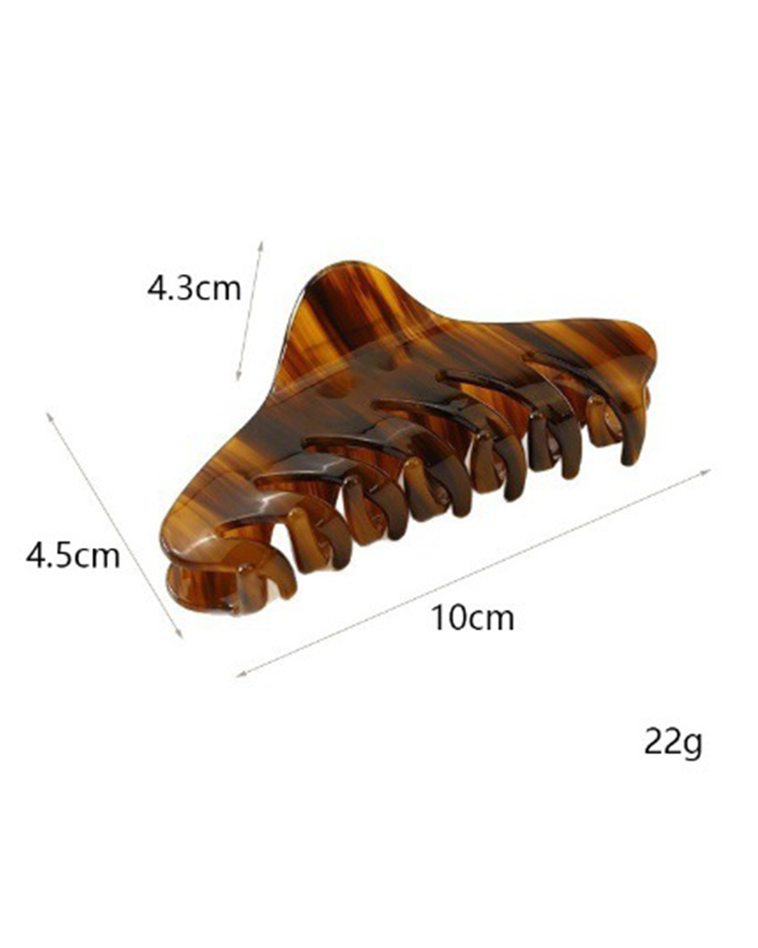 Oversized Tortoiseshell Butterfly Hair Claw Clip