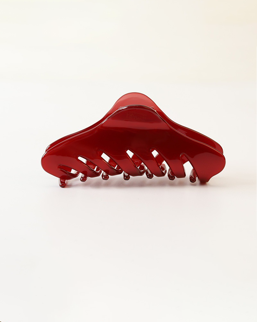 Oversized Burgundy Butterfly Hair Claw Clip