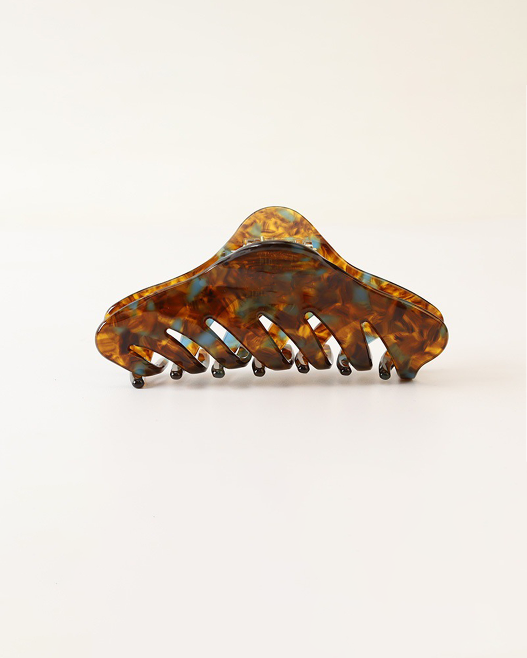 Oversized Teal Tortoiseshell Butterfly Hair Claw Clip